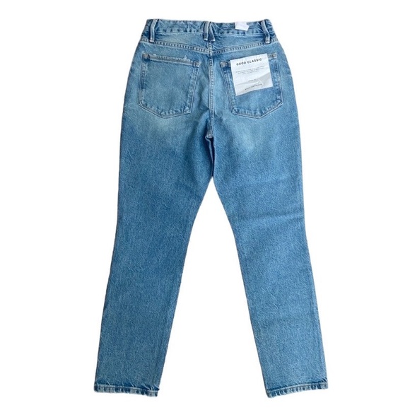 Good American Good Classic Jeans in Indigo Blue Size 2/26 New - Picture 5 of 13